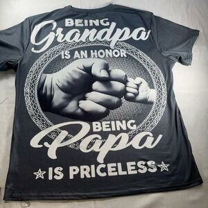 Grandfather T-shirt Gift for Grandpa Papa Tshirt Men's Funny Large